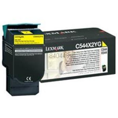 Yellow para Lexmark C 544N,544DN,544DTN,544DW,546DTN.4K