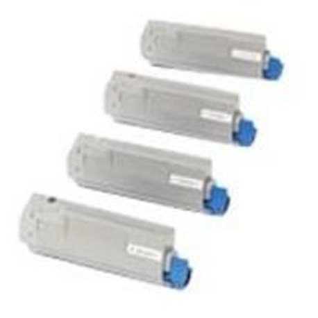 Yellow para Oki C 5650N, 5750N,5650DN, 5750DN 2K,43872305