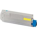 OKIC822Y - Toner Amarelo Compatível para Oki C822N, C822DN - 7,3K 44844613