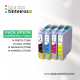 Pack Epson Compatível 129 XL (1xPreto, 1xAzul, 1xMagenta, 1xAmarelo) (4 Unidades)