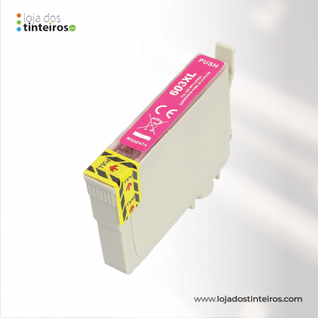 EPSON 603 XL M - Tinteiro Compativel Magenta 603XL para XP-2100,3100,WF-2810,2830,2835-0.35KC13T03A34010