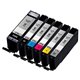 10.8ML With chip Canon MG5700,MG6800,MG7700CLI-571bkXL