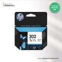 HP 302 C - Tinteiro Tricolor Original para HP 3830, 3832, 4650, 1110, 2130, 3630, 4520 F6U67AE