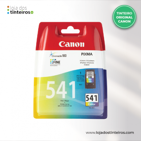 CANON CL 541 -Tinteiro Tricolor original para Canon Pixma MG2150, MG3150, MX435, MG3650, TS5100 CL-541XL