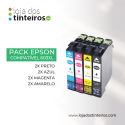 Pack Epson Compatível 603 XL (2xPreto, 2xAzul, 2xMagenta, 2xAmarelo) (8 Unidades)