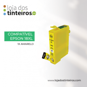 EPSON 1814 XL - Tinteiro Amarelo Compatível para Epson XP30, XP102, XP202, XP205, XP302, XP305, XP402 
