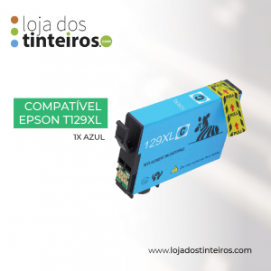 EPSON 1292 XL - Tinteiro Azul Compatível para Epson SX420, 525WD, 620FW, BX320-T12924010