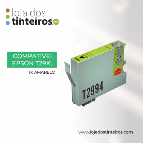 EPSON 2994 XL - Tinteiro Amarelo Compatível para Epson XP235, XP332, XP335, 432, 435 29XL