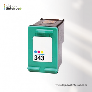 HP 343 - Tinteiro Tricolor Compatível para HP Deskjet 460 XX, 5740, 5745, 6520 (C8766E)