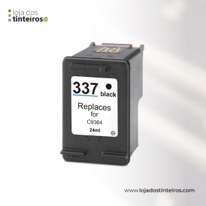HP337 - Tinteiro Preto Compatível para HP Deskjet 5940 , 6940 - C9364E 