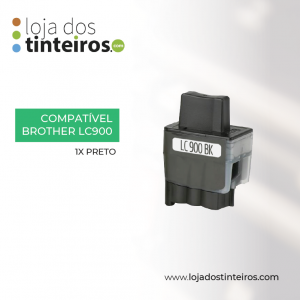BROTHER LC 900BK - Tinteiro Preto Compatível para Brother LC-900BK (LC-41 PRE)