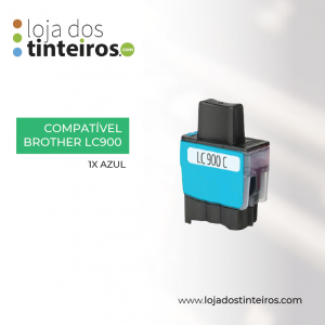 BROTHER LC 900C - Tinteiro Azul Compatível Brother LC-900C (LC-41 C)