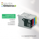 Pack Brother Compatível LC 1000 ( 2xPreto, 1xAzul, 1xMagenta, 1xAmarelo) 5 Unidades