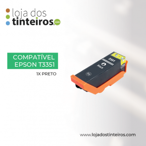 ARET3351 - Tinteiro Preto Compatível para Epson XP530, XP630, XP635, XP830 33XLBK