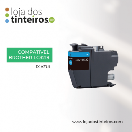 ARLC3219XLC - Tinteiro Azul Compatível para Brother J6930, J6530, J5730, J5330, J6935, J5930
