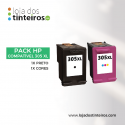 Pack HP 305 XL (1x Preto, 1x Cores)