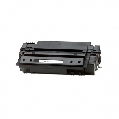 HPQ7551X - Toner Preto Compatível para HP LASER P3005, M3027, M3035, Q7551X