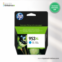 HP 953 XL C - Tinteiro Azul Original para HP Pro8210, 8218, 8710, 8720, 8730, 7740 - 2K L0S70AE