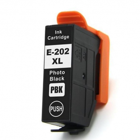 ET202XLPK - Tinteiro Preto Fotográfico Compatível para XP-6000, XP-6005- 0.80K C13T02H14010