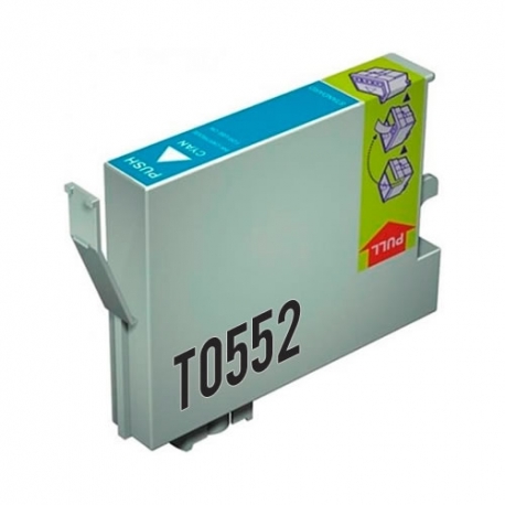 ET0552 - Tinteiro Azul Fotográfico Compatível para Epson Stylus Photo R240, RX 42X, RX520