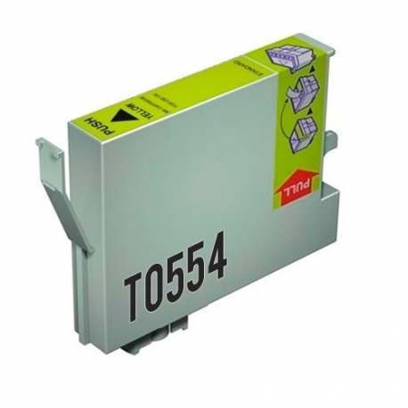 ET0554 - Tinteiro Amarela Fotográfico Compatível para Epson Stylus Photo R240, RX 42X, RX520